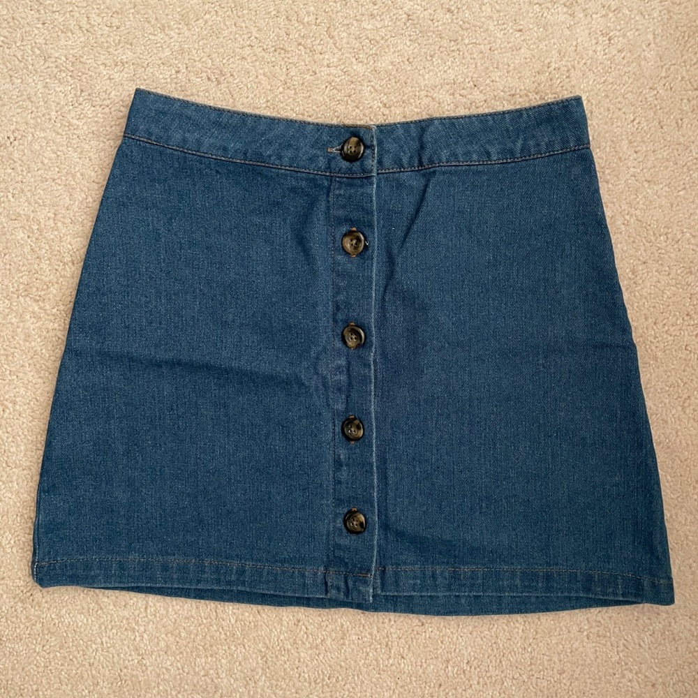 F21 Denim Skirt